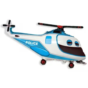 Policejní vrtulník Godan 24cal fóliový balón (B901753)