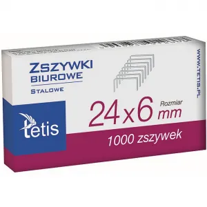 Sešívačky 24/6 Tetis 1000 ks (GZ101-A)