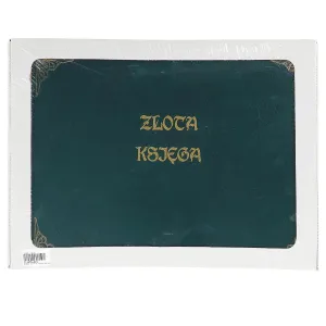 Zlatá kniha Chronicle Barbara - zelená 297mm x 420mm (0805820)