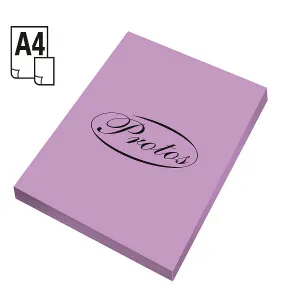 Barevný papír Protos A4 - fialový 160g 210 mm x 297 mm