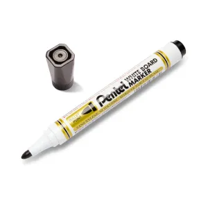 Suchý stírací fix Pentel, černý 1,9mm kulatý hrot