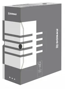 Kartotéka Donau A4 - šedá 120 mm x 340 mm x 297 mm (7662301FSC-13)