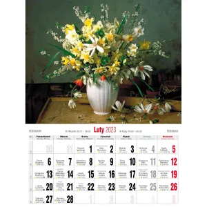 Vícepanelový nástěnný kalendář Avanti 230 mm x 320 mm (5901769620056)