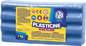Plastelína Astra 1 barva modrá 100g