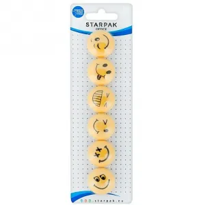 Magnet Starpak Emotions - žlutý průměr 30 mm (378346)