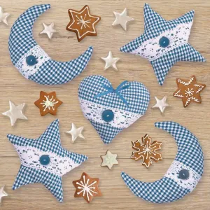 Ubrousky Pol-mak s hvězdičkou - mix 330 mm x 330 mm (Sd GW)