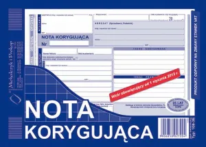 Ofsetový tisk Michalczyk i Prokop Korekční poznámka DPH čistá plná A5 A5 80k. (108-3)