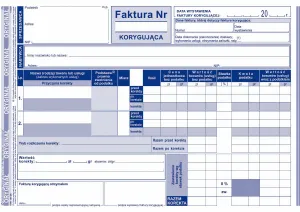 Vlastní tisk Michalczyk i Prokop Opravná faktura DPH čistá plná A5 A5 80k. (107-3E)
