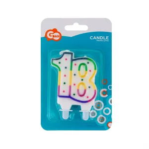 Godan narozeninová svíčka BIRTHDAY DREAMS (PF-SCK18)