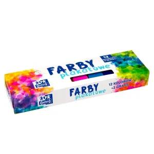 Barva plakátových barev Oxford: mix 20 ml 12 barev. (400167100)