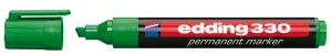 Edding permanentní popisovač, zelený 1,0-5,0 mm zkrácený hrot