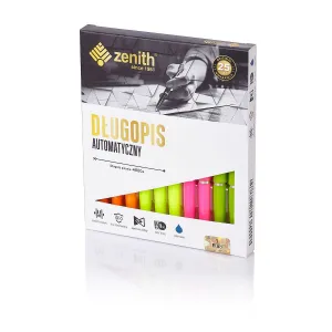 Fluorescenční olejové kuličkové pero Zenith