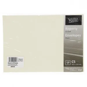 Obálka Gallery Paper smooth cream C5 - krémová