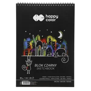 Happy Color art block černý A4 80g 40k (HA 3808 2030-K40)