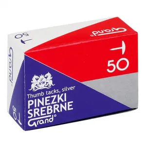 Grand S50 barva kolíku: stříbrná 50 ks (110-1378)