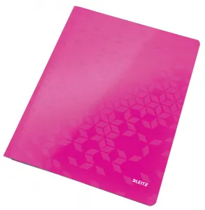 Leitz WOW A4 metalický růžový 80g pořadač (30010023)