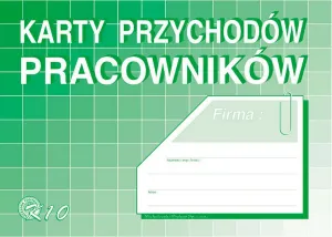 Ofsetový tisk Michalczyk i Prokop Příjmová karta zaměstnance A5 32k. (K-10)