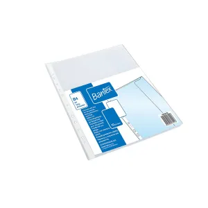 Bantex Maxi pouzdro na dokumenty s klopou A4+ průhledné 120um (2107)