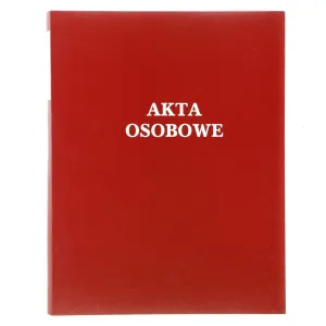 Osobní pořadač Warta ABCD nepotištěný A4 - červený 250g 230mm x 310mm (021824-339-006)