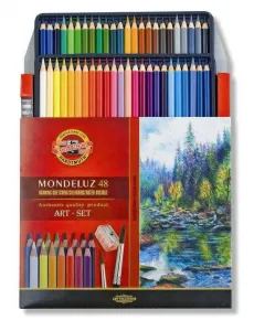 Akvarelové tužky Koh-I-Noor Mondeluz 48 barev (3713)