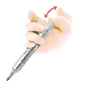 Popisovač Pentel na suché stírání, modrý, kulatý hrot 1,1-2,2 mm