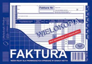 Vlastní tisk Michalczyk i Prokop DPH faktura čistá plná A5 80k. (100-3E)