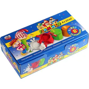 Plakátové barvy Flamingo 8 barev x 20 ml