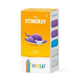 Tm Toys Hey Clay dětská výtvarná hmota rejnok - mix (HCL50128)