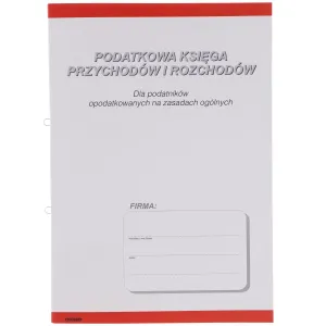 Ofsetový tisk Stolgraf Podatkowa księga przychodów / rozchodów A4 18k. (P46)