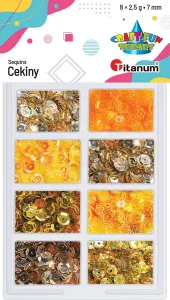 Titanum Craft-Fun Series flitry 8 barev mix 2,5g (3G8P 160163)