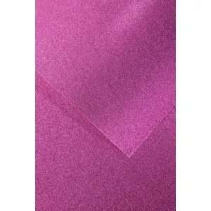 Dekorační papír (vizitkový) Galeria Papieru brokatowy A4 - lila 210g (208108)