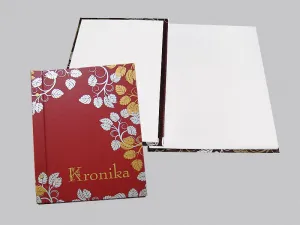 Chronicle of Worth Multicolour Imprint - bordó 100k. 250 mm x 345 mm (1829-319-061)