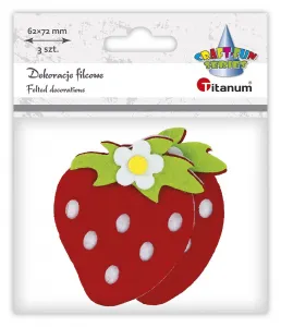 Titanum Craft-Fun Series jahodová plstěná ozdoba (20CR0312-31)