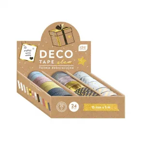 Interdruk dekorační páska GLAM mix 15mm 5m (5902277293015)