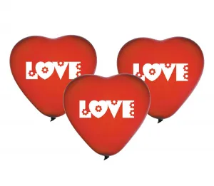 Godan PREMIUM HEART balónky červené 5 ks (CRS/P149)
