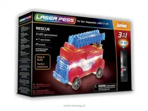 Bemag Laser Pegs stavební kostky 3v1 záchranářské auto (31012)