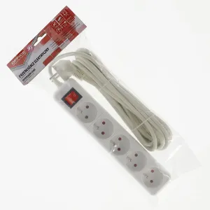 Kancelářské produkty 5zásuvková napájecí lišta 5m (13115541-14)