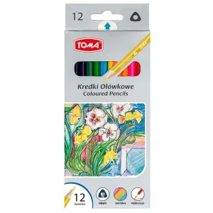 Trojhranné tužky Tom 12 barev.