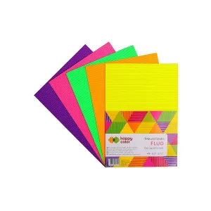 Happy Color vlnitá lepenka - mix (HA 7720 2030-Fluo)