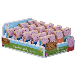 Tm Toys Prasátko Peppa dřevěná figurka 4 pack (PEP07207)