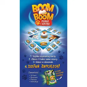 Desková hra Trefl boom boom Dogs and Kittens (01909)
