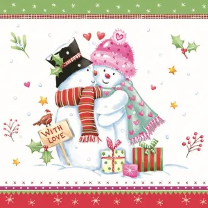 Ubrousky Pol-mak s hvězdičkou - mix 330 mm x 330 mm (Sd GW)