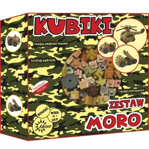 Plastové bloky Abino KUBIKI MORO