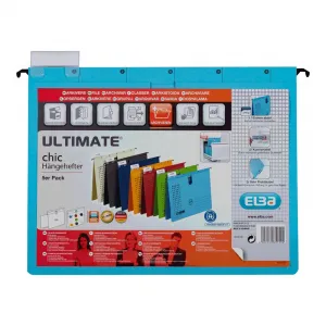Závěsný pořadač Elba Chic Ultimate A4 - modrý 230g (100552091)
