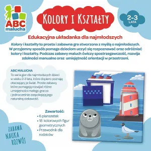 Vzdělávací hra Trefl ABC barev a tvarů pro nejmenší (01939)
