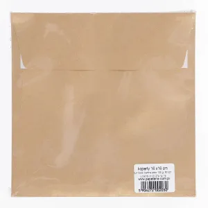 Obálka s logy - zlatá 160 mm x 160 mm