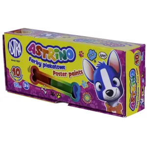 Barva plakátových barev Astra: mix 20 ml 10 barev. (303221002)