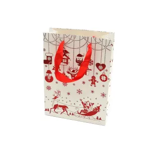 Vánoční dárková taška One Dollar malá 175 mm x 235 mm x 80 mm (371446)