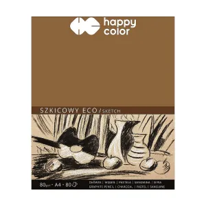 Happy Color eko blok pro mladé umělce A4 80g 80k (HA 3708 2030-A80)
