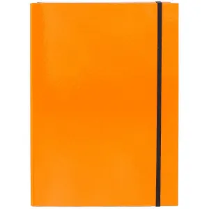 VauPe CARIBIC složka s širokým pruhem a gumičkou A4 barva: oranžová (342/16)